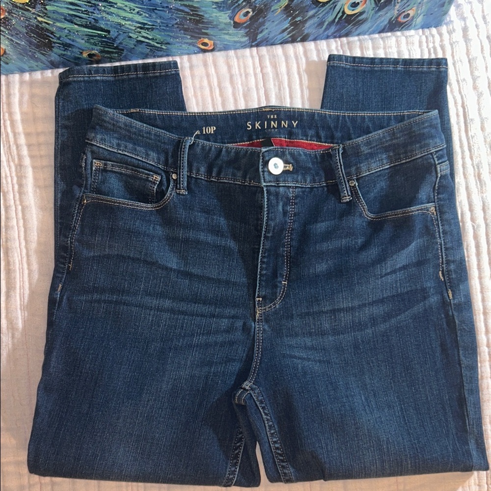White House Black Market Size 10P Skinny Crop Jeans